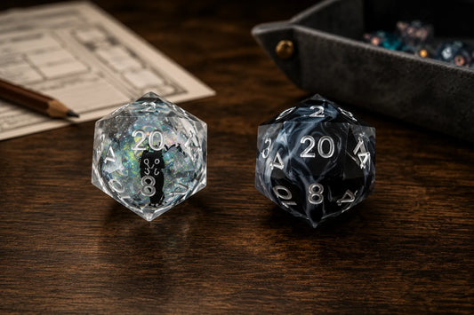 Liquid Core Dice vs Solid Resin Dice: What’s the Difference?