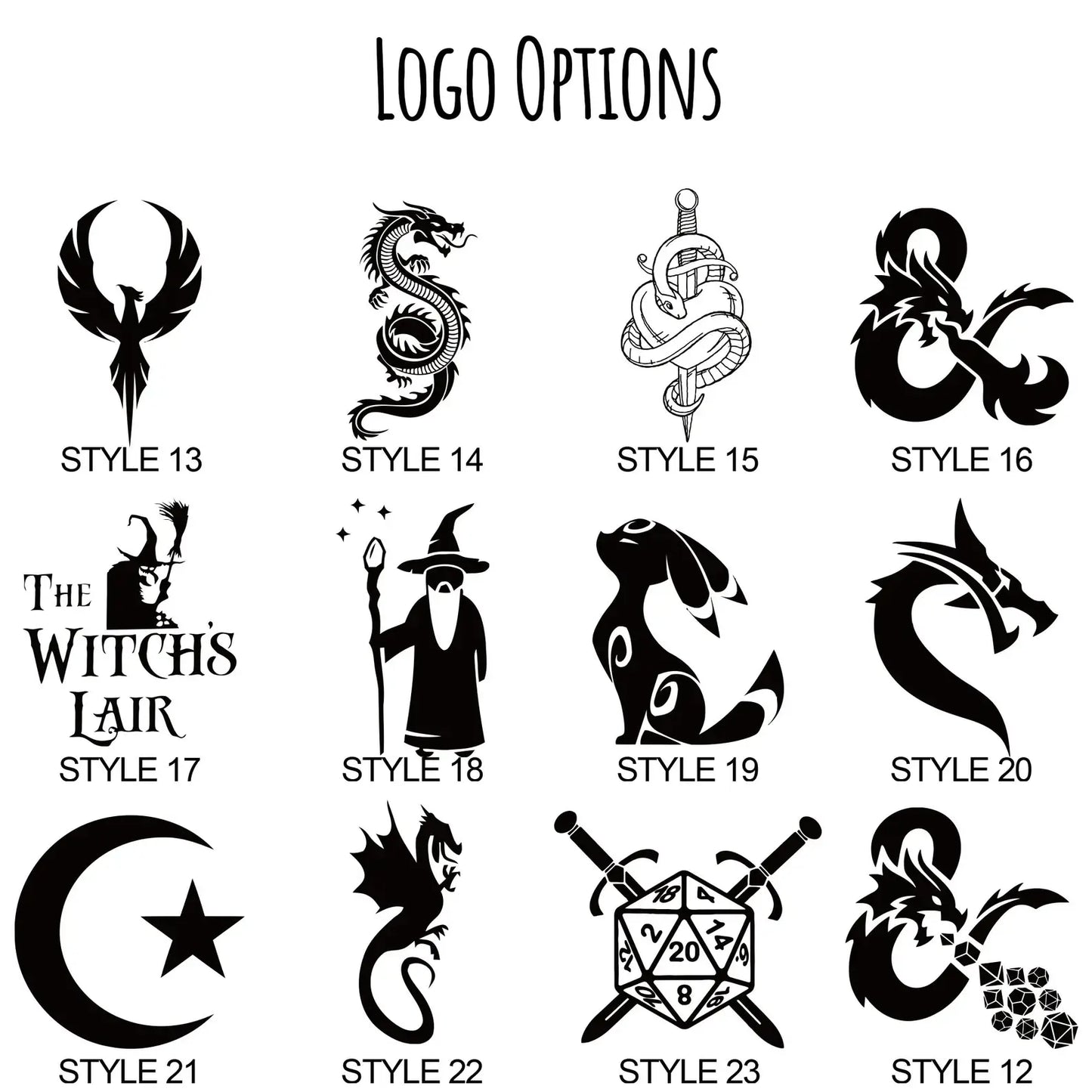 Personalized DND dice box service, Only service, not include box