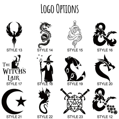 Personalized DND dice box service, Only service, not include box