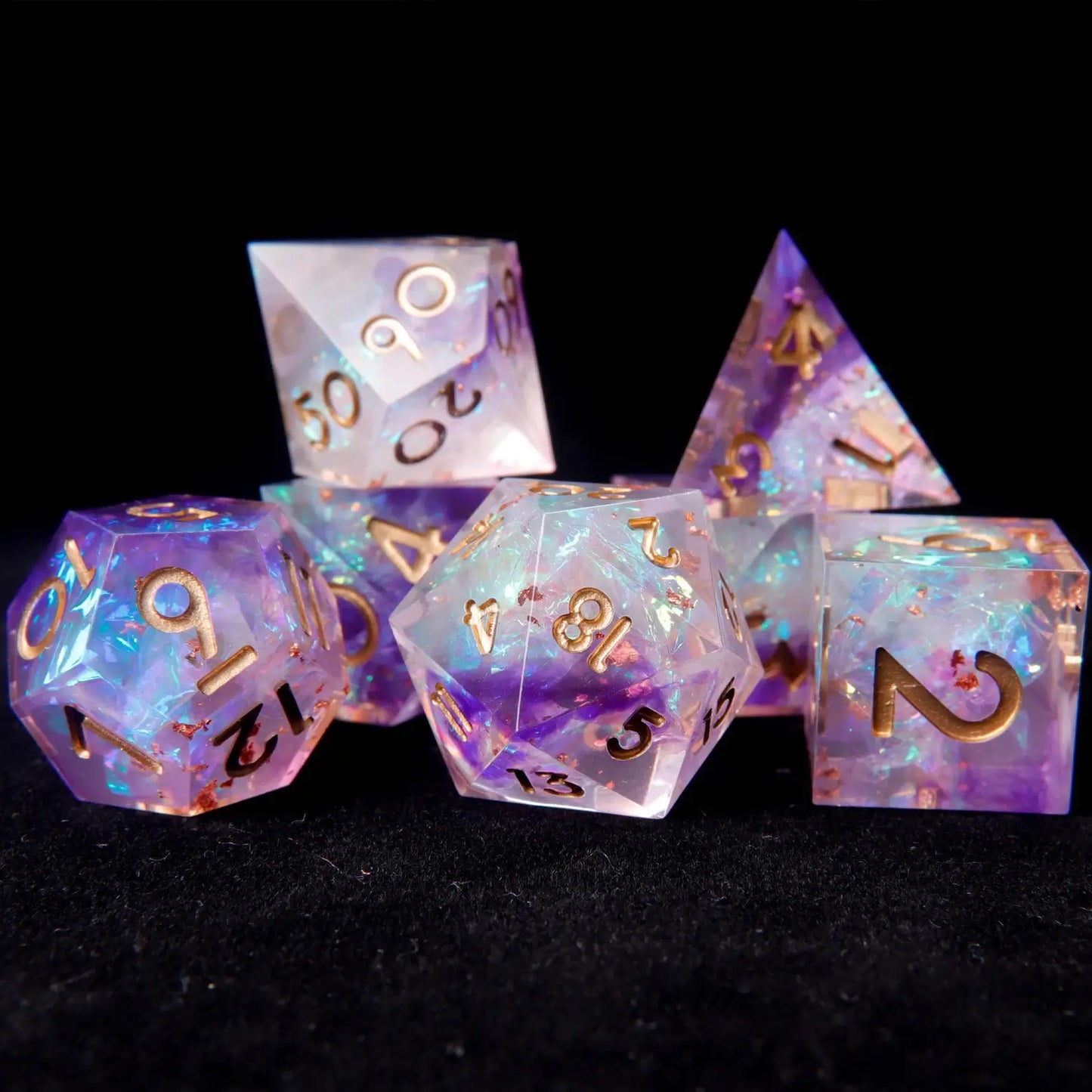 URdice Aurora Sharp Edge Resin Dice