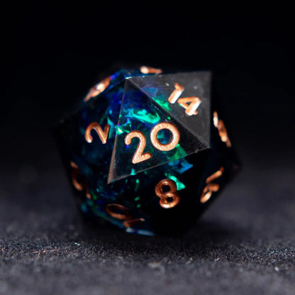 URdice Nebula Mist Space Dice Set-D20