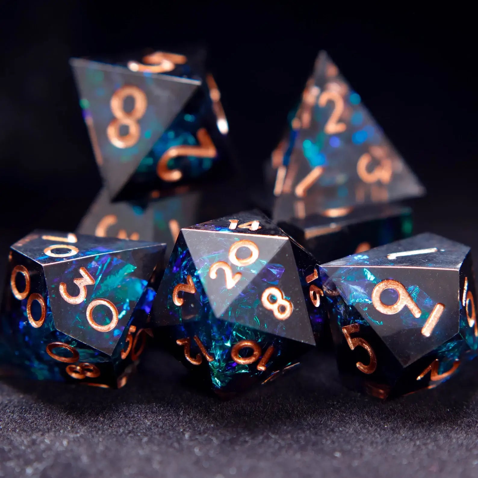 URdice Nebula Mist Space Dice Set