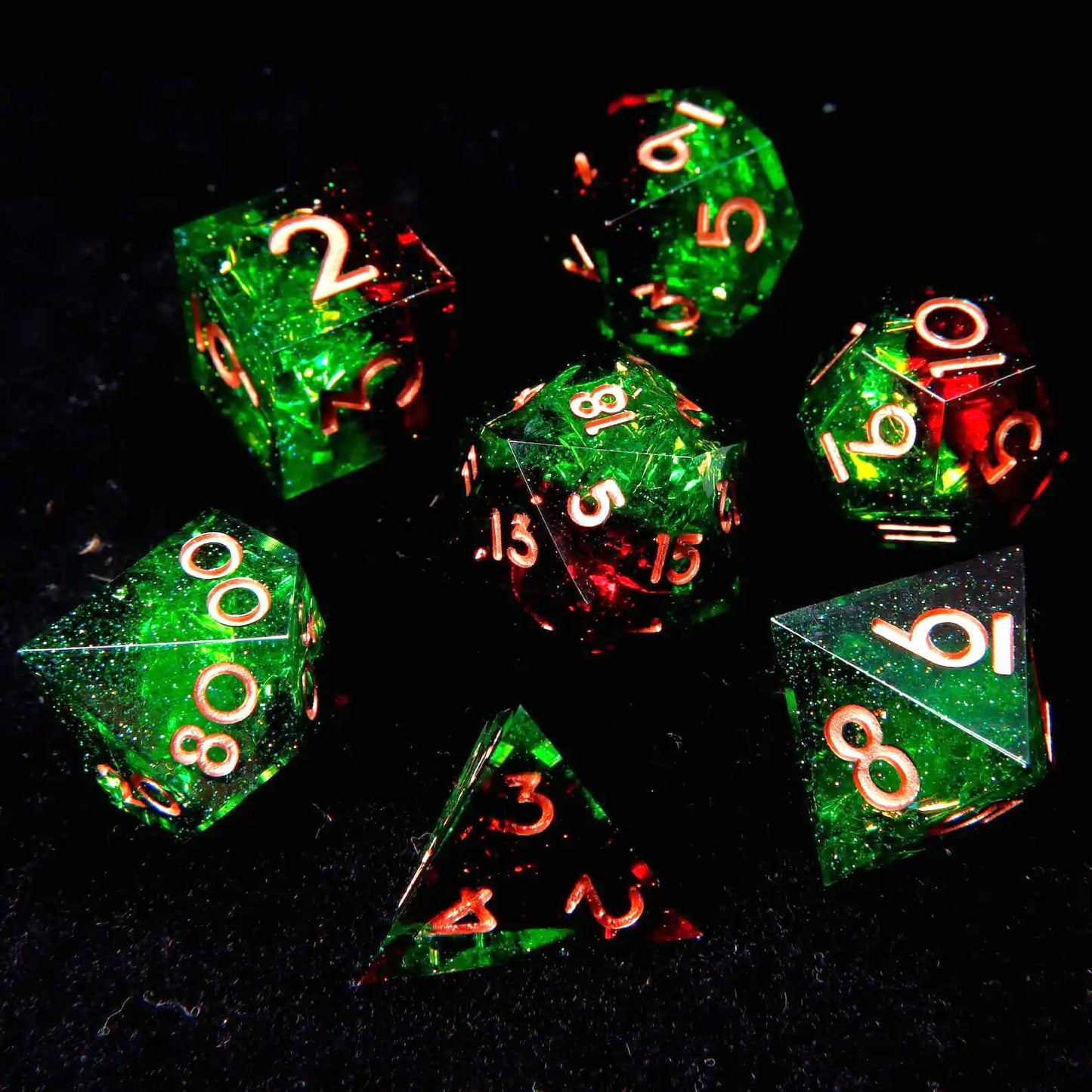 URdice Poison Ivy Resin Dice Set -3