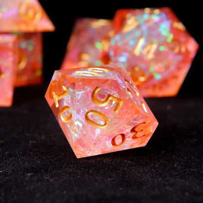 The best dice set for dnd featuring holographic color shifting resin