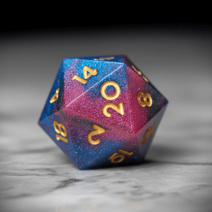 resin-dnd-dice-pink-blue-green-D20