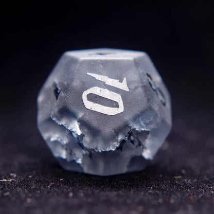 The standard D12 from the best dnd dice set, perfect for any tabletop roleplaying game session.