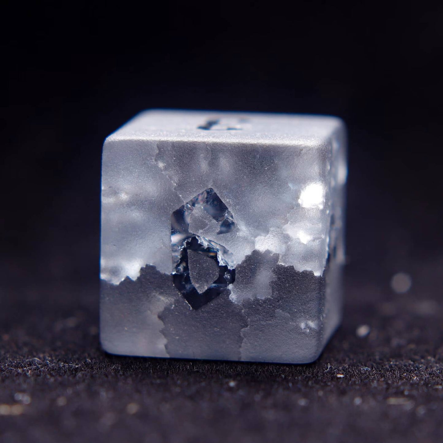A trio of D6 dice from the URdice set, demonstrating the consistency and beauty of the best dnd dice.